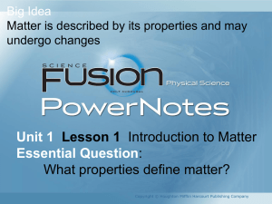 Intro to Matter ppt