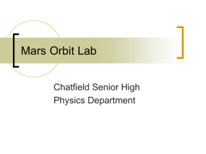 Mars Orbit Lab - WordPress.com