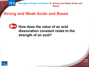 19.3 strong and weak acids