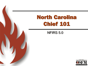 Chief 101 - North Carolina Department of Insurance