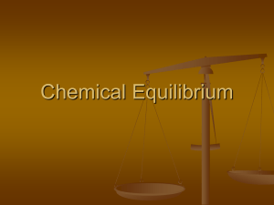 Intro to Equilibrium PowerPoint