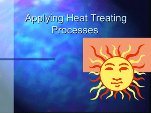 Applying Heat Treating Processes