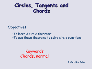 Lesson 7 - Circles