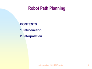 Robot Path Planning