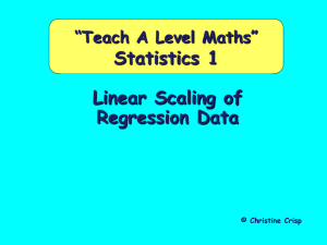 LP 130123 Y12 39 Linear Scaling of Regression Data