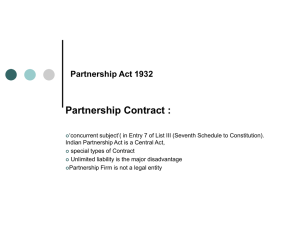 Partnership Act 1932