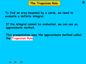 51 the trapezium rule