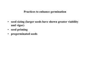 practices to enhance germination of seeds lec6 - An