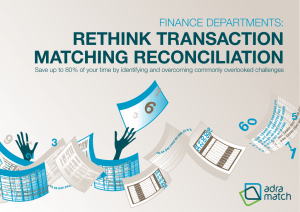 Rethink Transaction Matching Reconciliation [PDF]