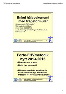 Presentation - Fhvmetodik.se
