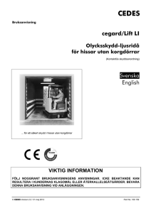 cegard/Lift LI Svenska English