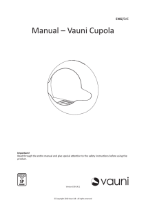 Manual – Vauni Cupola