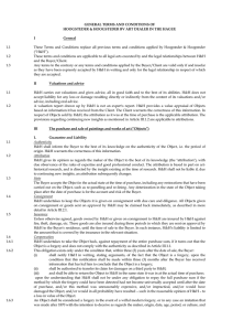 GENERAL TERMS AND CONDITIONS OF HOOGSTEDER
