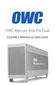 Mercury Elite Pro Dual-Drive Multi-Interface Assembly Manual