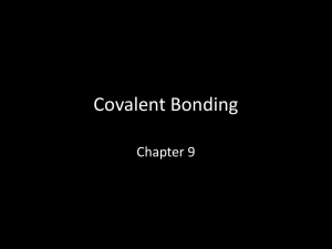 Covalent Bonding - Biloxi Public Schools