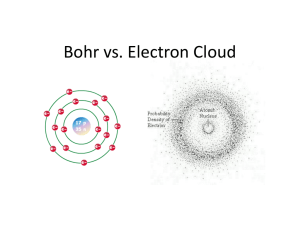 Bohr vs Electron Cloud