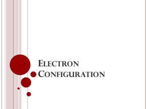 Electron Configuration Binder Notes - Siverling