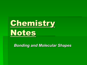 Chemistry Notes: Molecular Shape