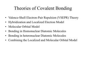 Covalent Bonding Theory