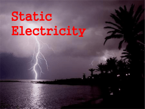 7.1 Static Electricity
