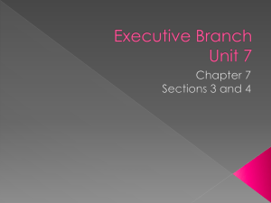 Executive Branch Unit 7