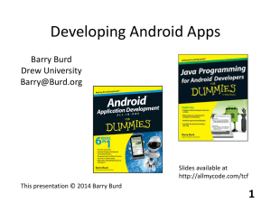 Android slides - Users.drew.edu