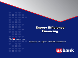 Energy Efficiency Financing Presentation
