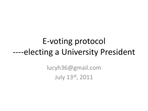 E-voting protocol 20110713