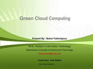 Energy-Efficient Cloud Computing