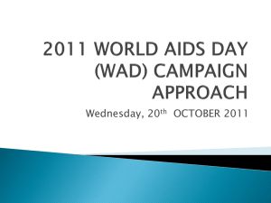 World AIDS Day 2011 Concept Presentation