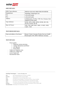 SE5K-SE17K Type Test Report G59/3 Certificate (UK)