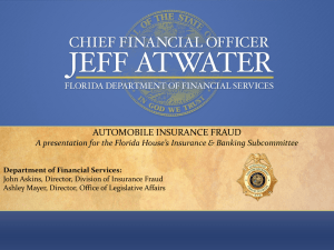 Fighting Automobile Insurance Fraud and Providing Assistance for