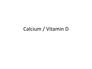 Calcium / vitamin D - York General Practice VTS