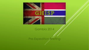 Final Gambia Briefing