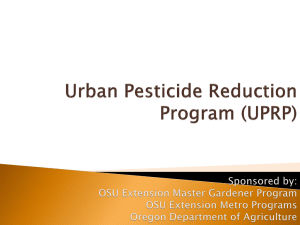Pesticide Risks - Department of Horticulture