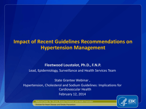Impact of Recent Guidelines Recommendations on Hypertension