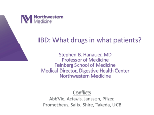 IBD: What drugs in what patients?