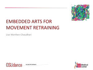 Embedded Arts for Movement Retraining