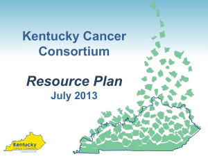 Resource Plan Overview - Kentucky Primary Care Association