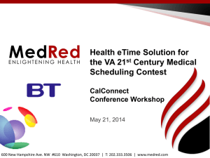 MedRed CalConnect Workshop