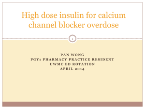 High Dose Insulin CBB Overdose - University of Washington Blogs