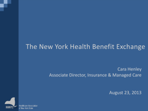 The New York Health Benefit Exchange