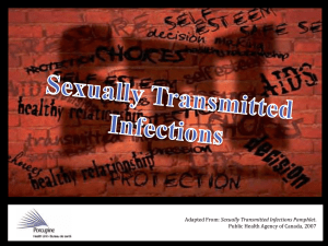 Sexually Transmitted Infections PowerPoint Presentation