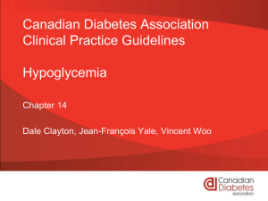 Severe hypoglycemia - Canadian Diabetes Association