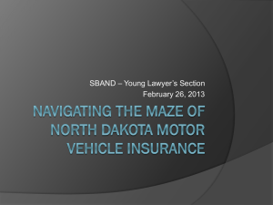 Navigating the Maze of North Dakota Motor Vehicle Insurance