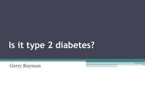 Is it type 2 diabetes? - Ipswich and East Suffolk CCG