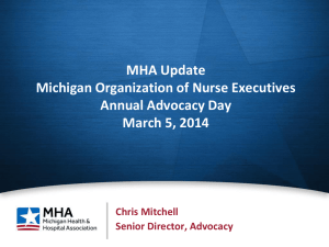 Chris Mitchell - Michigan Organization of Nurse Executives