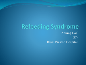 7 Refeeding Syndrome