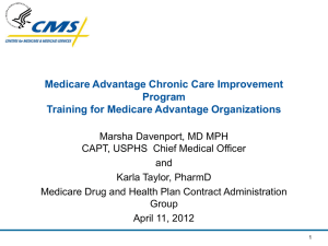 Medicare Advantage Chronic Care Improvement