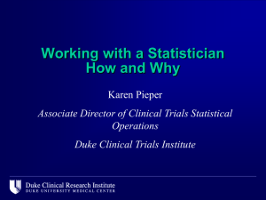 Issues that Arise for Statisticians while working with Fellows